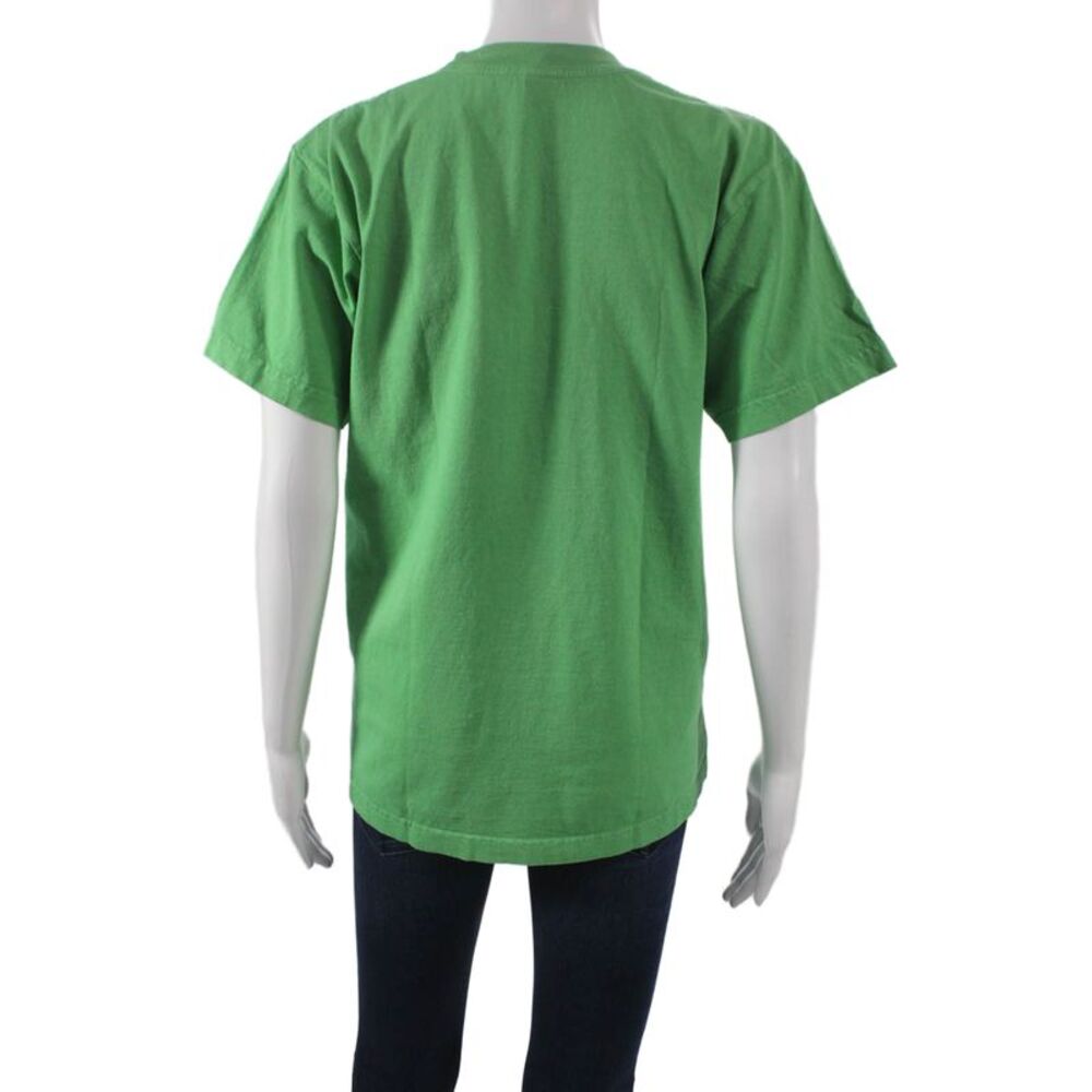 Sporty & Rich Women Basic Cotton Crew Neck Short Sleeve T-Shirt Green Size S - Picture 3 of 5